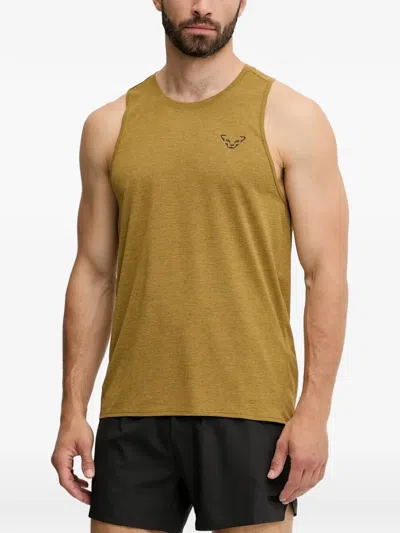 Dynafit Logo-print Tank Top In Brown
