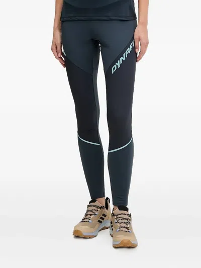Dynafit Panelled Leggings In Blue
