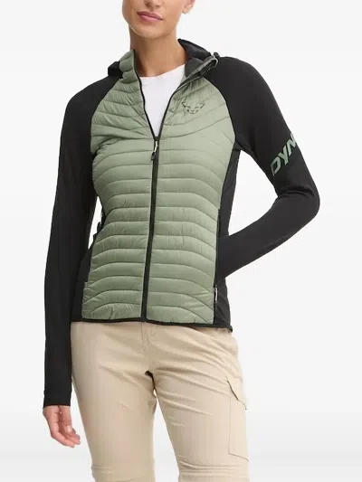 Dynafit Quilted Hooded Jacket In Black