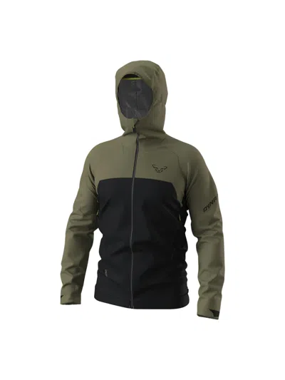 Dynafit Radical 3l Waterproof Hooded Jacket In Black