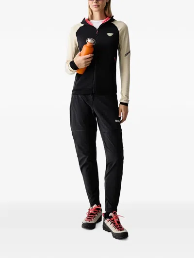 Dynafit Raglan-sleeve Zip-up Hooded Jacket In Multi
