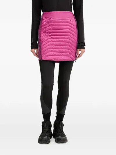 Dynafit Speed Insulation Quilted Mini Skirt In Pink