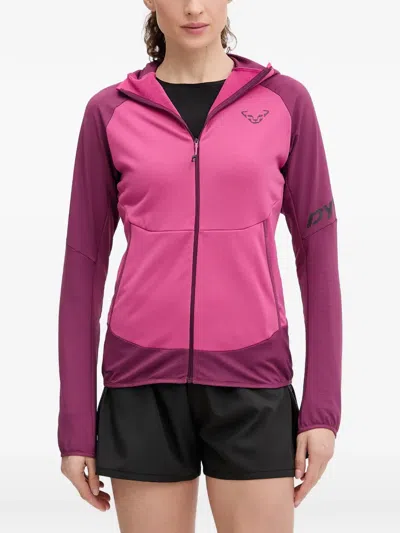 Dynafit Transalper Light Polartec Logo-print Hooded Jacket In Pattern