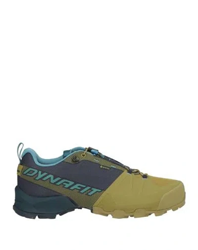 Dynafit Transalper Man Sneakers Khaki Size 9 Textile Fibers, Synthetic Material In Green