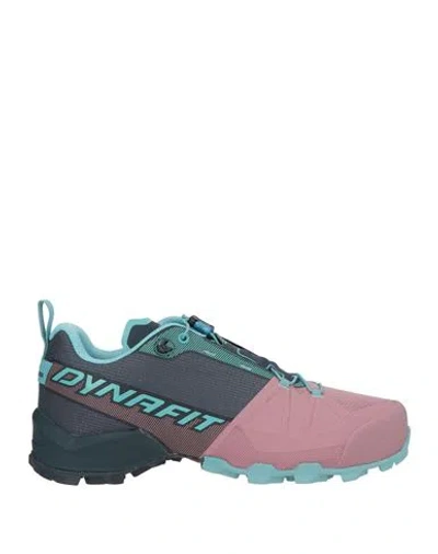 Dynafit Transalper Woman Sneakers Antique Rose Size 7 Textile Fibers, Synthetic Material In Animal Print