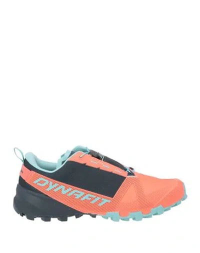 Dynafit Traverse Woman Sneakers Coral Size 7 Textile Fibers In Orange