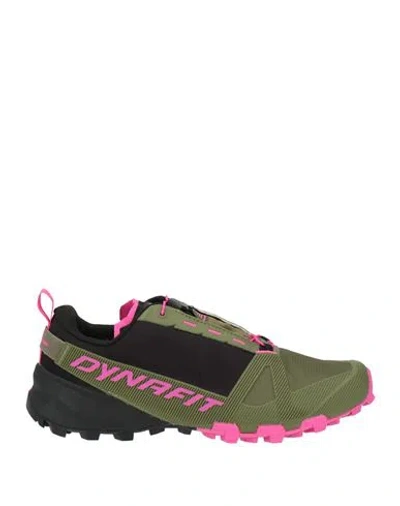 Dynafit Traverse Woman Sneakers Military Green Size 7 Textile Fibers, Rubber
