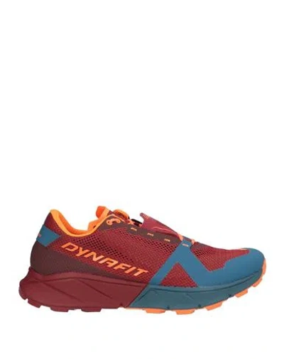 Dynafit Ultra 100 Man Sneakers Burgundy Size 11 Textile Fibers, Synthetic Material In Red