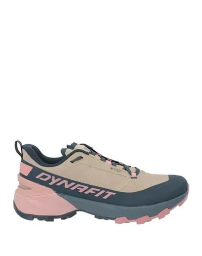Dynafit Woman Sneakers Beige Size 6 Textile Fibers In Multi