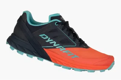 Dynafit Women's Alpine Running Shoes In Hot Coral/blueberry In Black
