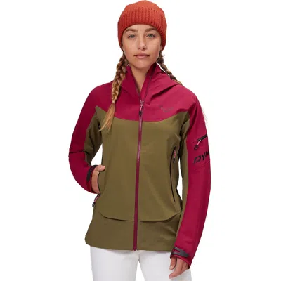 Dynafit Women's Beast Hybrid Jacket - Beet Red In Multi