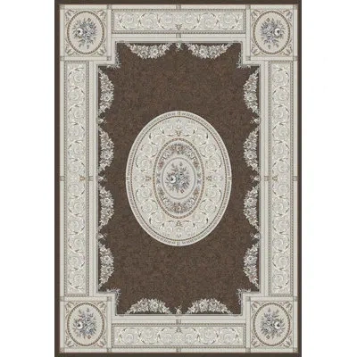 Dynamic Rugs Ancient Garden 57226-3295 Brown/cream In Brown;cream