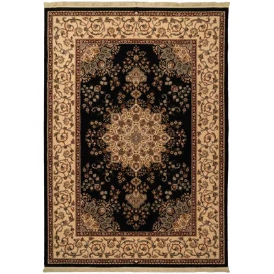 Dynamic Rugs Cirro Oakland Wool Black/beige Area Rug