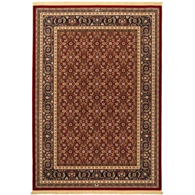 Dynamic Rugs Cirro Wheeler Wool Red/brown Area Rug