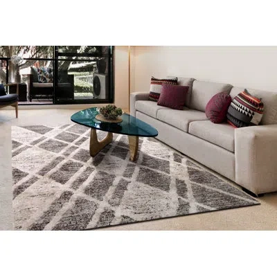 Dynamic Rugs Geometric Area Rug In Grey/ivory In Ivory;gray
