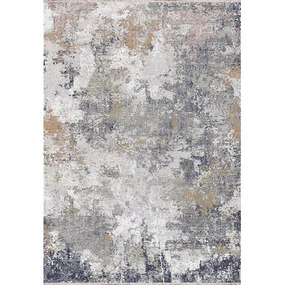 Dynamic Rugs Jazz 6794-999 Multi In Navy;orange;gray