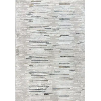 Dynamic Rugs Rectangle Reha Area Rug In Gray;cream