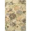 Dynamic Rugs Rectangle Wool Area Rug In Ivory