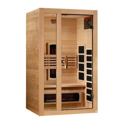 Dynamic Saunas Dynamic Gracia 1-2-person Full Spectrum Near Zero Emf Far Ir Sauna In Natural