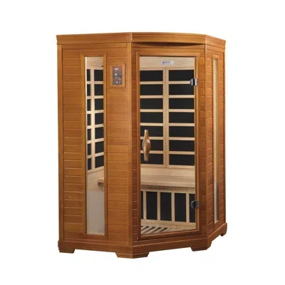 Dynamic Saunas Dynamic Heming 2 Person Far Infrared Sauna In Dark Honey