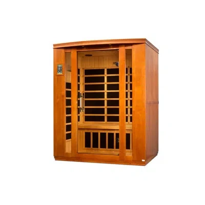 Dynamic Saunas Dynamic Infrared 3 - Person Indoor Bluetooth Compatible Far Infrared Sauna In Hemlock In Canadian Hemlock Wood;canadian Hemlock W