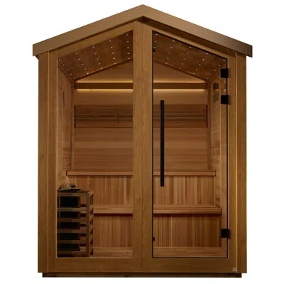 Dynamic Saunas Dynamic Infrared "kaarina" 6 Person Barn Outdoor Traditional Sauna