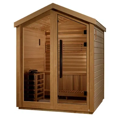 Dynamic Saunas Dynamic Infrared "savonlinna" 3 Person Barn Outdoor Traditional Sauna