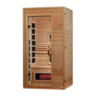 Dynamic Saunas Dynamic Martin 1-2 Person Full Spectrum Near Zero Emf Far Ir Sauna In Natural