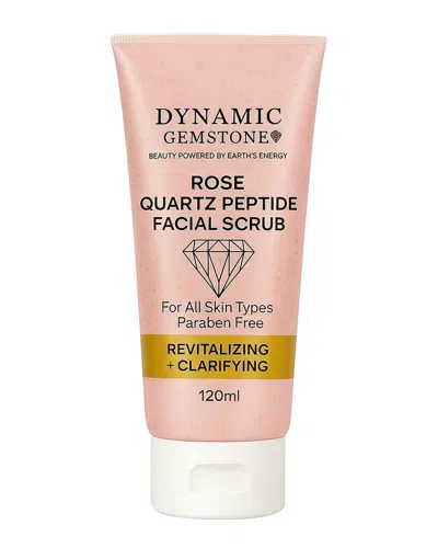 Dynamic Supreme Unisex 4oz Rose Quartz Peptide Facial Scrub In Transparent