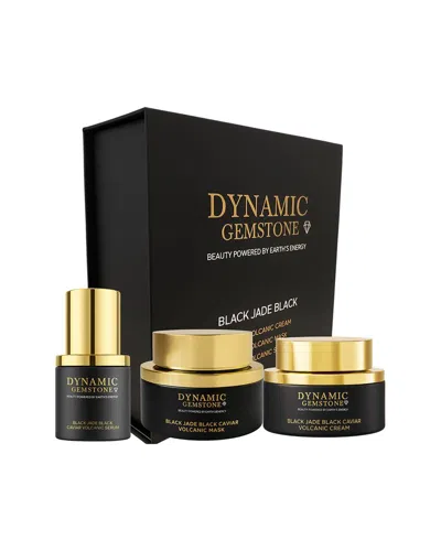 Dynamic Supreme Unisex Black Jade Black Caviar Volcanic Set In Transparent