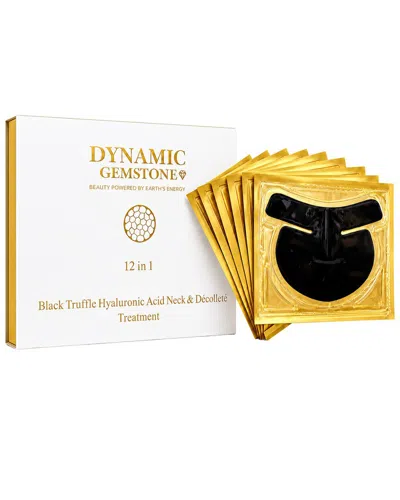 Dynamic Supreme Unisex Black Truffle Hyaluronic Acid Neck & Decollete (12 Pack) In Transparent