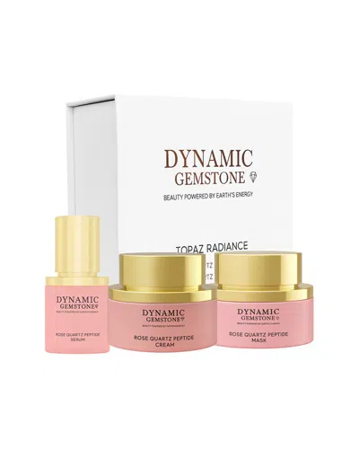 Dynamic Supreme Unisex Topaz Rose Quartz Peptide Set