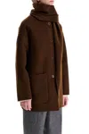 Dynamis Studio 'antwerp Coat With Built-in In Brown