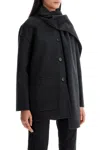 Dynamis Studio Antwerp Coat With Built In In Grey