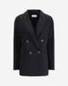 Dynamis Studio Wool Blazer Coat In Black