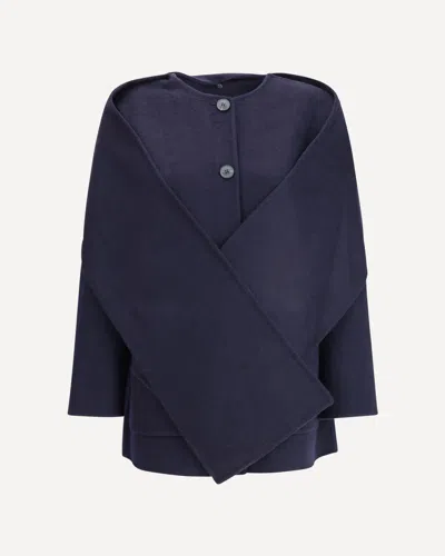 DYNAMIS STUDIO WOOL SCARF COAT