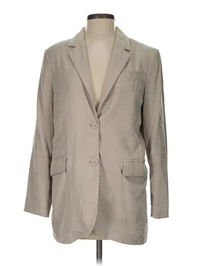 Pre-owned Dynamite Blazer Jacket In Tan