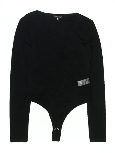 Pre-owned Dynamite Bodysuit In Black