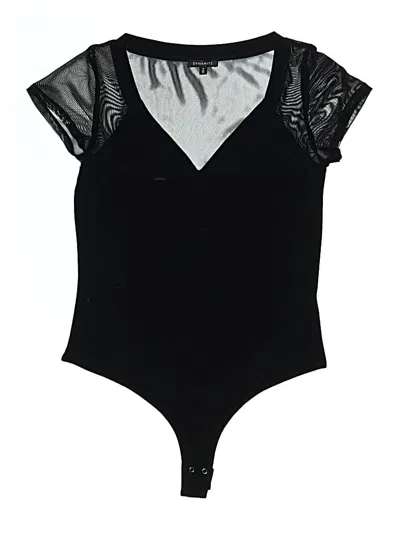 Pre-owned Dynamite Bodysuit In Black