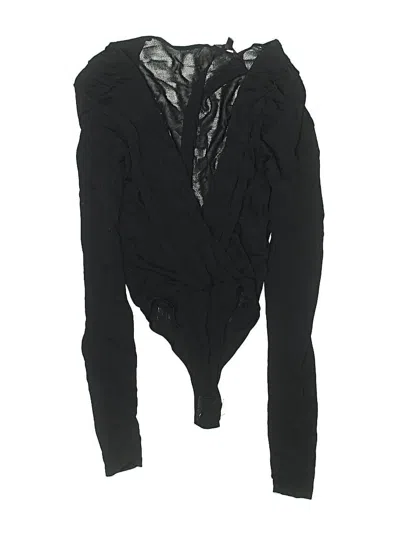 Pre-owned Dynamite Bodysuit In Black
