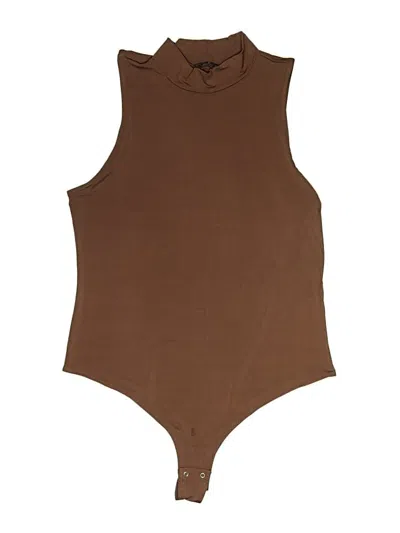 Pre-owned Dynamite Bodysuit In Brown