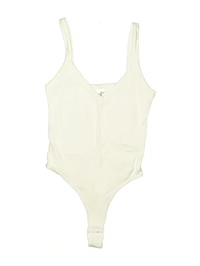 Pre-owned Dynamite Bodysuit In Ivory