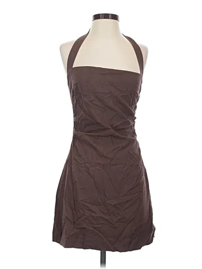 Pre-owned Dynamite Cocktail Dress In Brown