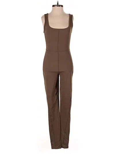 Pre-owned Dynamite Jumpsuit In Brown