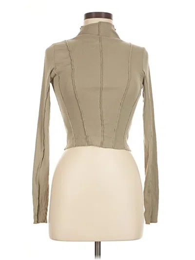 Pre-owned Dynamite Long Sleeve Turtleneck In Brown