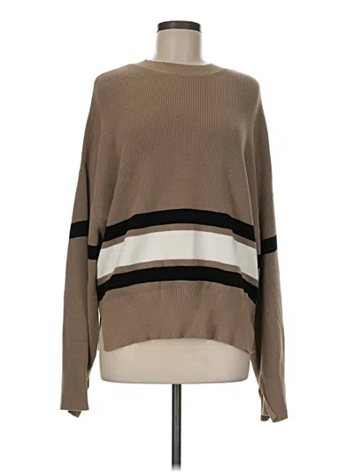 Pre-owned Dynamite Pullover Sweater In Brown