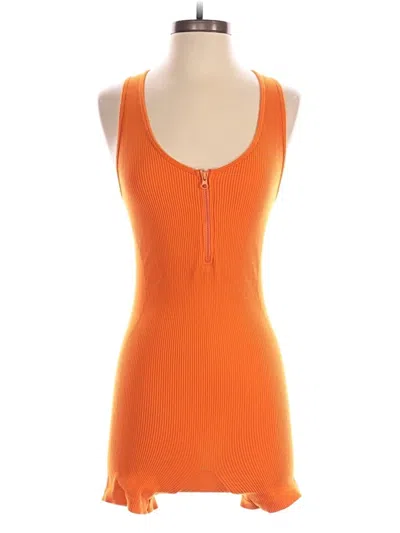 Pre-owned Dynamite Romper In Orange