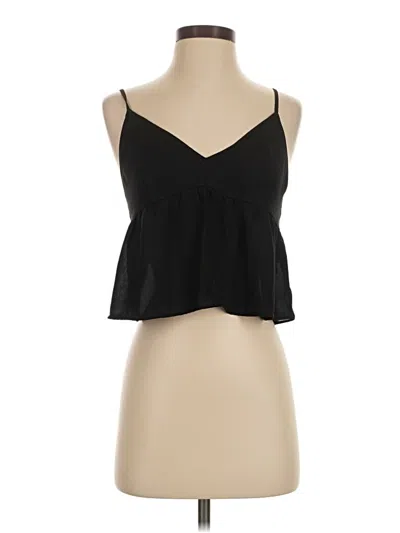 Pre-owned Dynamite Sleeveless Blouse In Black