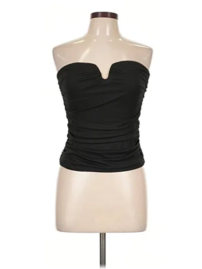 Pre-owned Dynamite Sleeveless Blouse In Black
