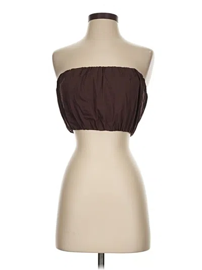 Pre-owned Dynamite Sleeveless Blouse In Brown